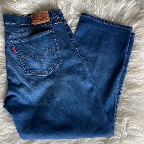Levi’s Womens Jeans WPL 423 Cropped,Blue,size 29 - Picture 3 of 8